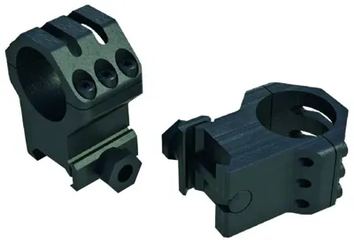 Anillas Tactical 6 Agujeros 30mm Carril Extra Altas - Weaver