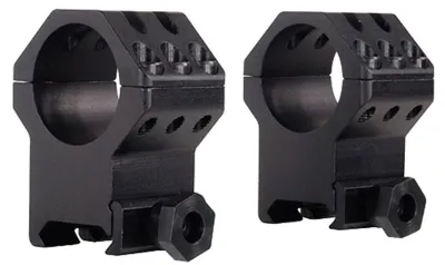 Anillas Tactical 6 Agujeros 1" Carril Extra Altas - Weaver