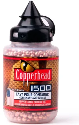 Biberón de 1.500 BBs Copperhead 4.5 mm - Crosman