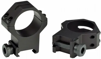 Anillas Tactical 4 Agujeros 30mm Carril Extra Altas - Weaver