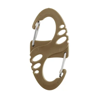 10 Mosquetones Tactical S-Hook 4,9 cm - Mil-Tec