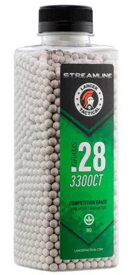 Botella Bolas BIO Streamline 0.28 - 3300 Uds - Lancer Tactical