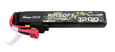 LIPO 11.1V 1200mAh 25C T-Dean G-Tech - Genspow