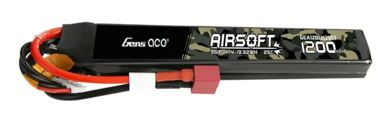 Genspow LIPO 11.1V 1200mAh 25C T-Dean 2 Sticks