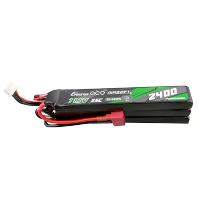LIPO 11.1V 2400mAh 25C T-Dean 3 Sticks - Genspow