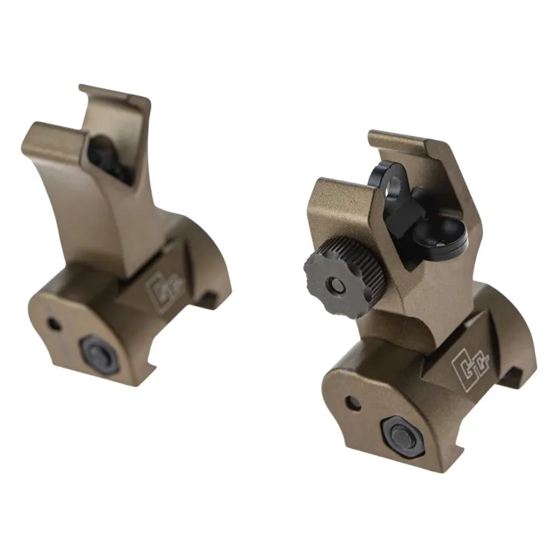 G&G Armament Set de Miras Abatibles Flip-Up para M16 · Tan / FDE