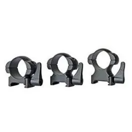 Anillas Acero 30mm Quick Release - Bajas - Carril Weaver - Nikko Stirling