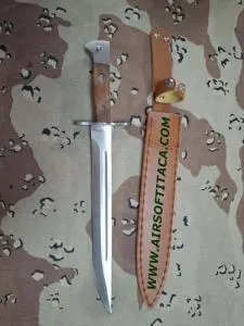 Bayoneta Acero Madera