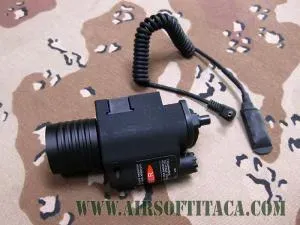 Linterna y Laser para RIS de Pistola o Fusil Ofertaka