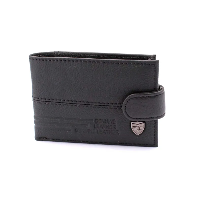Foraventure Cartera Piel Cierre · Negro