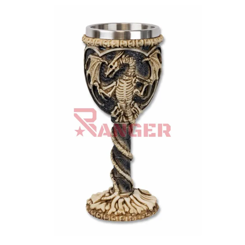Albainox Copa Decoracion Dragon · Gris