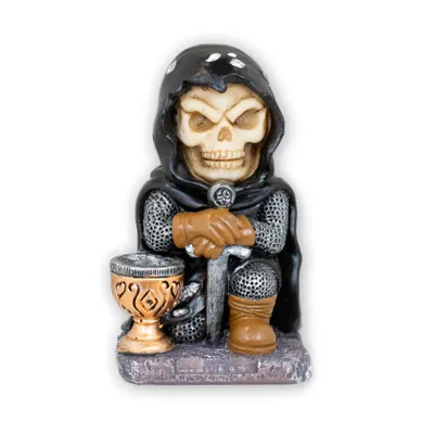 Figura Resina Templaria Calavera - TOLE 10