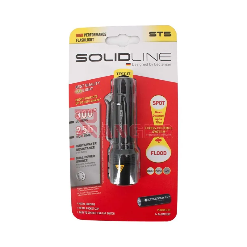 Led Lenser Solidline ST5 · Negro