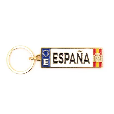 Llavero España Matricula Rectangular - Foraventure