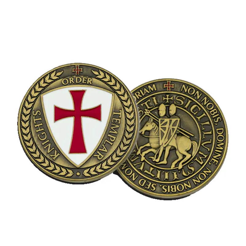 Albainox Moneda Templaria Viejo · Oro