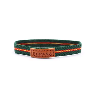 Pulsera España Estrecha Cuero - Foraventure
