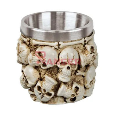 Vaso Decoracion Calaveras - Albainox