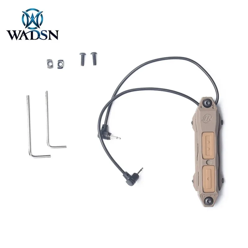Wadsn Tactical Pressure Switch Double Plug · Tan / FDE