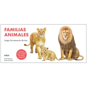 Familias Animales. Juego de Memoria de Tres - Mtm Editores