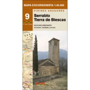 Prames Serrablo Tierra de Biescas. Mapa Excursionista
