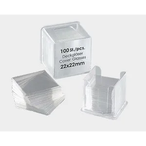 Cubreobjetos 22x22 Caja 100 u - HERTER