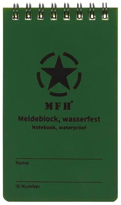 Bloc de Notas Impermeable 7.5 x 13 cm - MFH