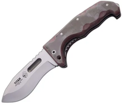 Navaja JV Titán Micarta Pixel 23,5 cm - JV Aventura
