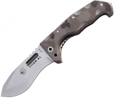 Navaja JV Titan XL Micarta Pixel 27 cm - JV Aventura