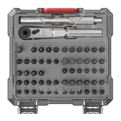 Destornillador x3 Gunsmithing Bit Set con 56 Puntas - Real Avid