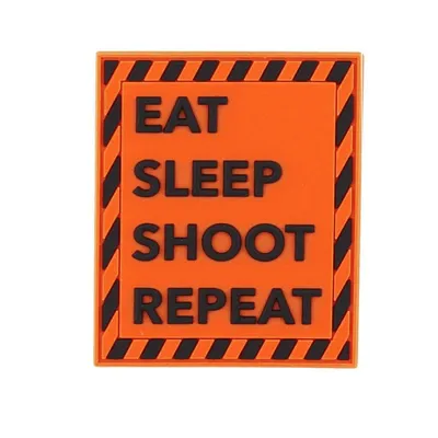 3D PVC Eat Sleep Shoot Repeat - 101 INC