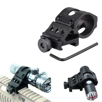 45° Light/Laser Mount (1 Inch) - Metal