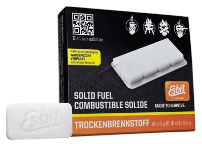 Pastillas de Combustible Sólido 16 Unidades de 5 g - Esbit
