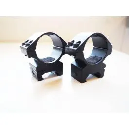 Anillas Match 30 mm Bajas - Carril Weaver - Nikko Stirling