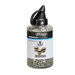 Botella de 3000 BBs de Acero 4,5mm Walther Premium