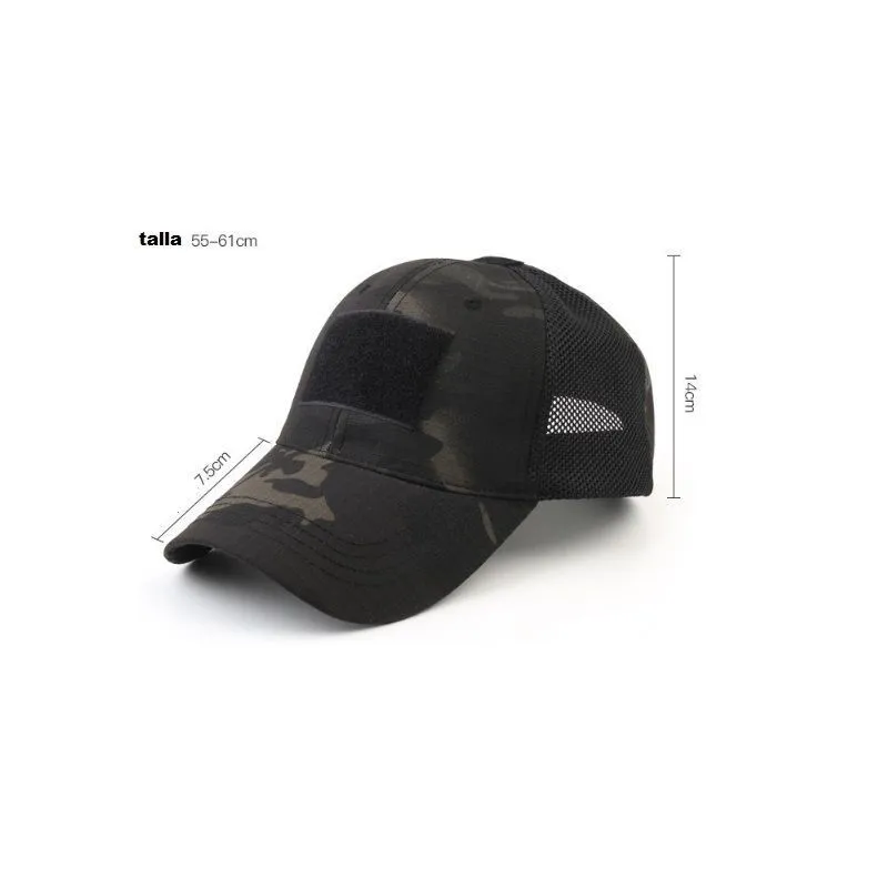 Tactica con Malla · Multicam Black