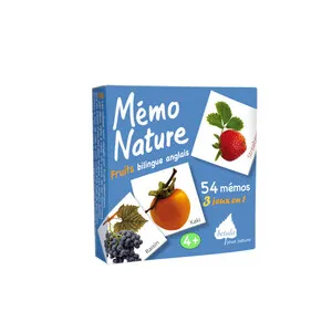 BETULA Joc Mémo Nature. Fruits Bilingue Anglais
