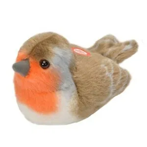 Peluche de Petirrojo con Canto - WILD REPUBLIC