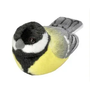 Peluche de Carbonero Común con Canto - WILD REPUBLIC