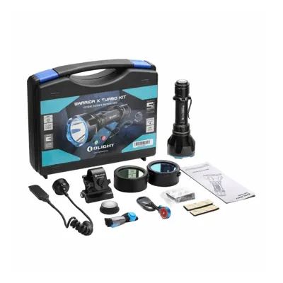 Kit de Caza Linterna LED Recargable Warrior X Turbo 1.100 Lum - Olight