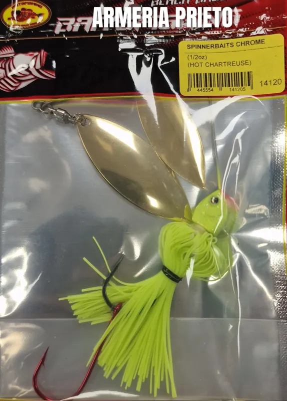 BAITSFISHING Spinnerbaits Chrome Hot Chartreuse 1/2oz