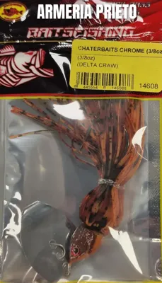 Chaterbaits Chrome Delta Craw 3/8oz - BAITSFISHING