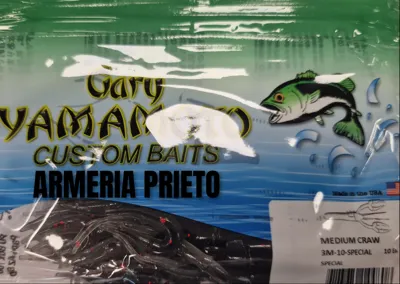 Vinilo Yamamoto Medium Craw 3M-10-334 Special Smoke 10UNID - GARY YAMAMOTO