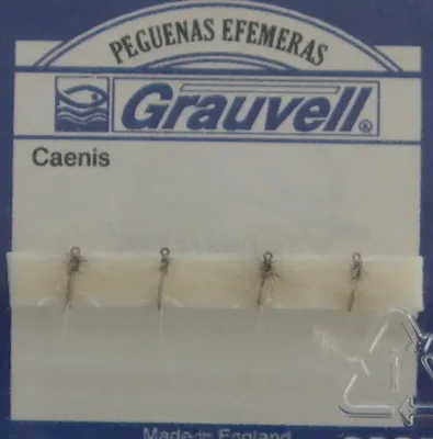 Moscas Pequeñas Efemeras Caenis 4 Und. nº16 - GRAUVELL