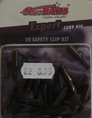 Safety Clip Kit 10UNID. Expert 21764 - STAR BAITS