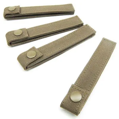 4 Tiras de Anclaje MOLLE - 15 cm - Condor