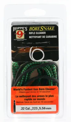 Baqueta Textil BoreSnake de CALIBRE.222 Y.223 Rifle - Hoppe's