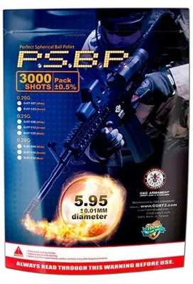 Bolas Perfect 0.20 - 3000 Unidades - G&G Armament