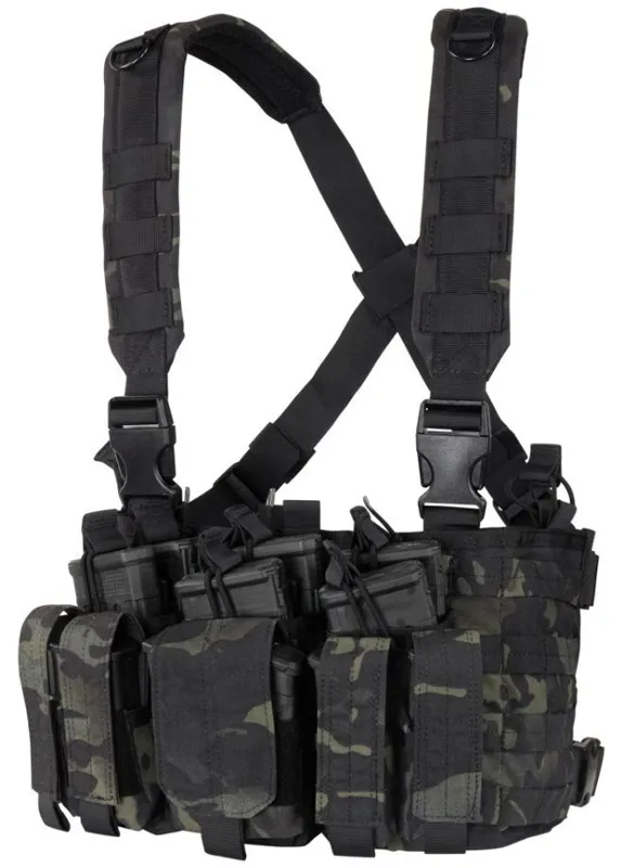 Condor Táctico Recon MCR5 Chest Rig · Multicam Black