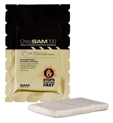 Venda Hemostática ChitoSAM 100 7,6 x 122 cm - SAM Medical