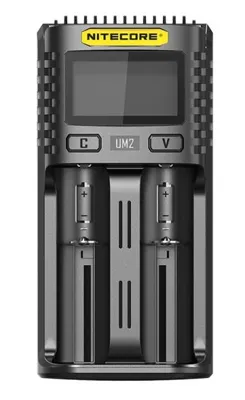 Cargador de Baterías UM2 Usb-C de 2 Ranuras - Nitecore